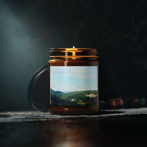 Nature-Inspired Scented Soy Candle - Amber Jar (Multi-Size)