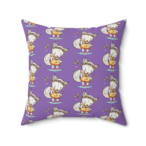 Cute Fox Character Pillow - Cozy Home Decor