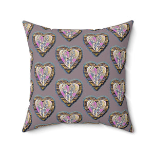 Heart Pattern Decorative Pillow - Cozy Home Accent