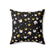 Load image into Gallery viewer, Playful Cat-Themed Decorative Pillow
