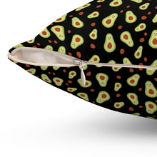 Load image into Gallery viewer, Avocado Print Square Pillow - Fun Home Decor

