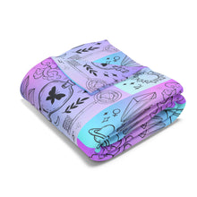 Load image into Gallery viewer, Cosmic Dream Fleece Blanket - Celestial Patterns for Comfort and Style

