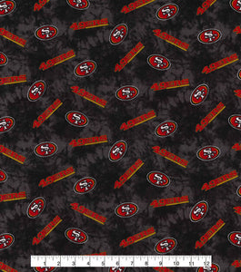 Team Flannel San Francisco 42" Wide Tie Dye Flannel Fabric