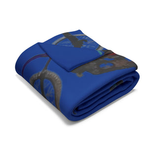Motocross Adventure Arctic Fleece Blanket for Riders