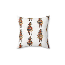 Load image into Gallery viewer, Bohemian Square Pillow with Patriotic Cowboy Design
