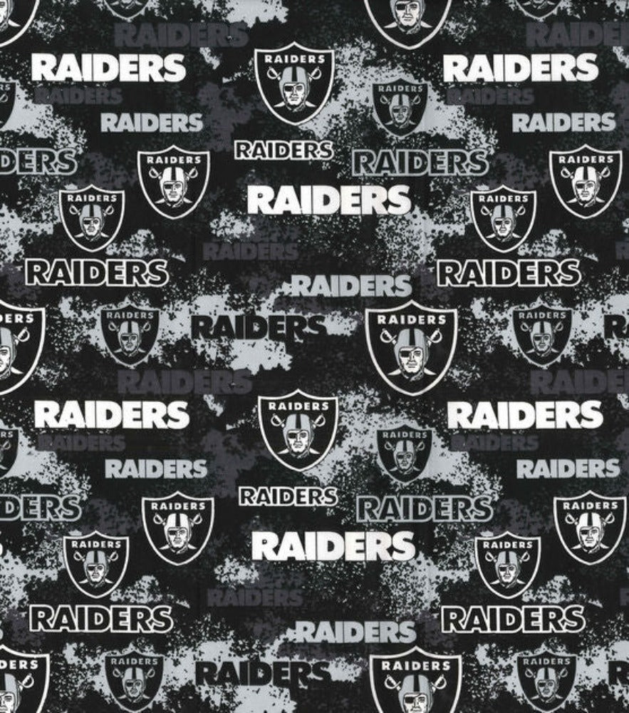 L.V. Raiders Distressed Cotton Fabric