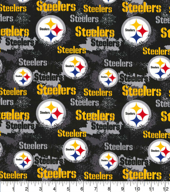 Steeler Distressed Retro Cotton Fabric