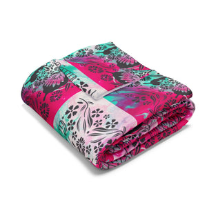 Vibrant Butterfly Arctic Fleece Blanket - Cozy Home Decor for All Seasons