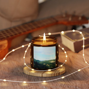 Nature-Inspired Scented Soy Candle - Amber Jar (Multi-Size)