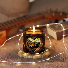 Load image into Gallery viewer, Heartfelt Sunset Scented Soy Candle - Eco-Friendly Amber Jar
