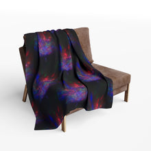 Load image into Gallery viewer, Vibrant Arctic Fleece Blanket for Cozy Nights and Celebrations
