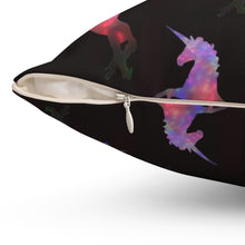 Load image into Gallery viewer, Whimsical Unicorn Print Pillow
