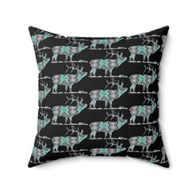 Load image into Gallery viewer, Decorative Elk Print Pillow for Cozy Rustic Decor
