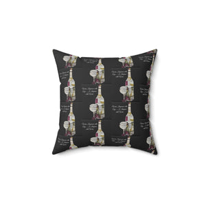 Wine Lover's Decorative Pillow - Perfect Gift for Celebrations & Cozy Evenings