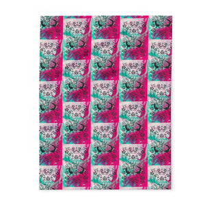 Vibrant Butterfly Arctic Fleece Blanket - Cozy Home Decor for All Seasons