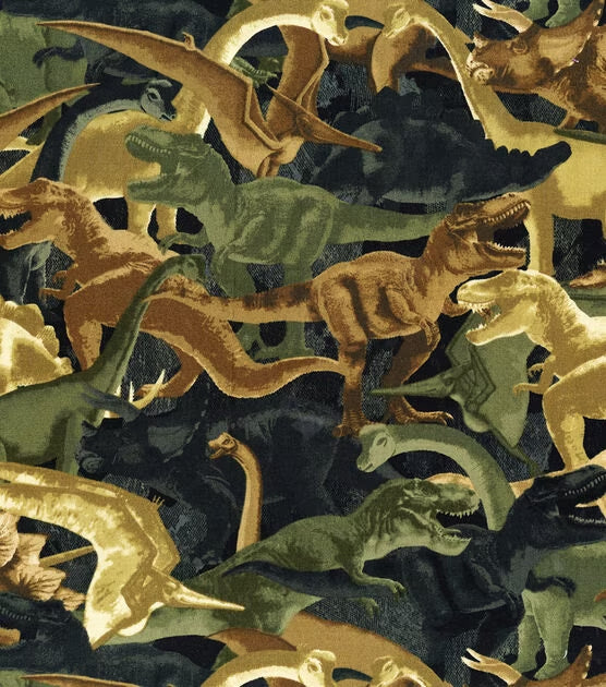 Handmade Placemat Or Table Runner Packed Camo Dinosaurs