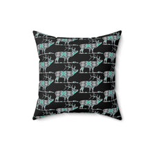 Load image into Gallery viewer, Decorative Elk Print Pillow for Cozy Rustic Decor

