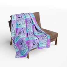 Load image into Gallery viewer, Cosmic Dream Fleece Blanket - Celestial Patterns for Comfort and Style
