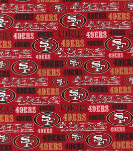 49ers Logo Cotton Fabric