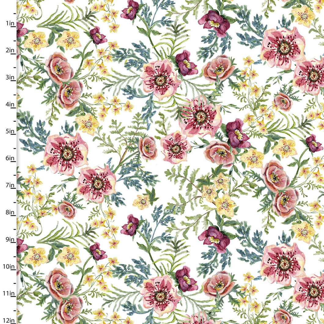 Handmade Placemat Or Table Runner Forest Friends Floral