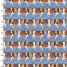 Load image into Gallery viewer, Handmade Placemat Or Table Runner Hometown America Home Cows

