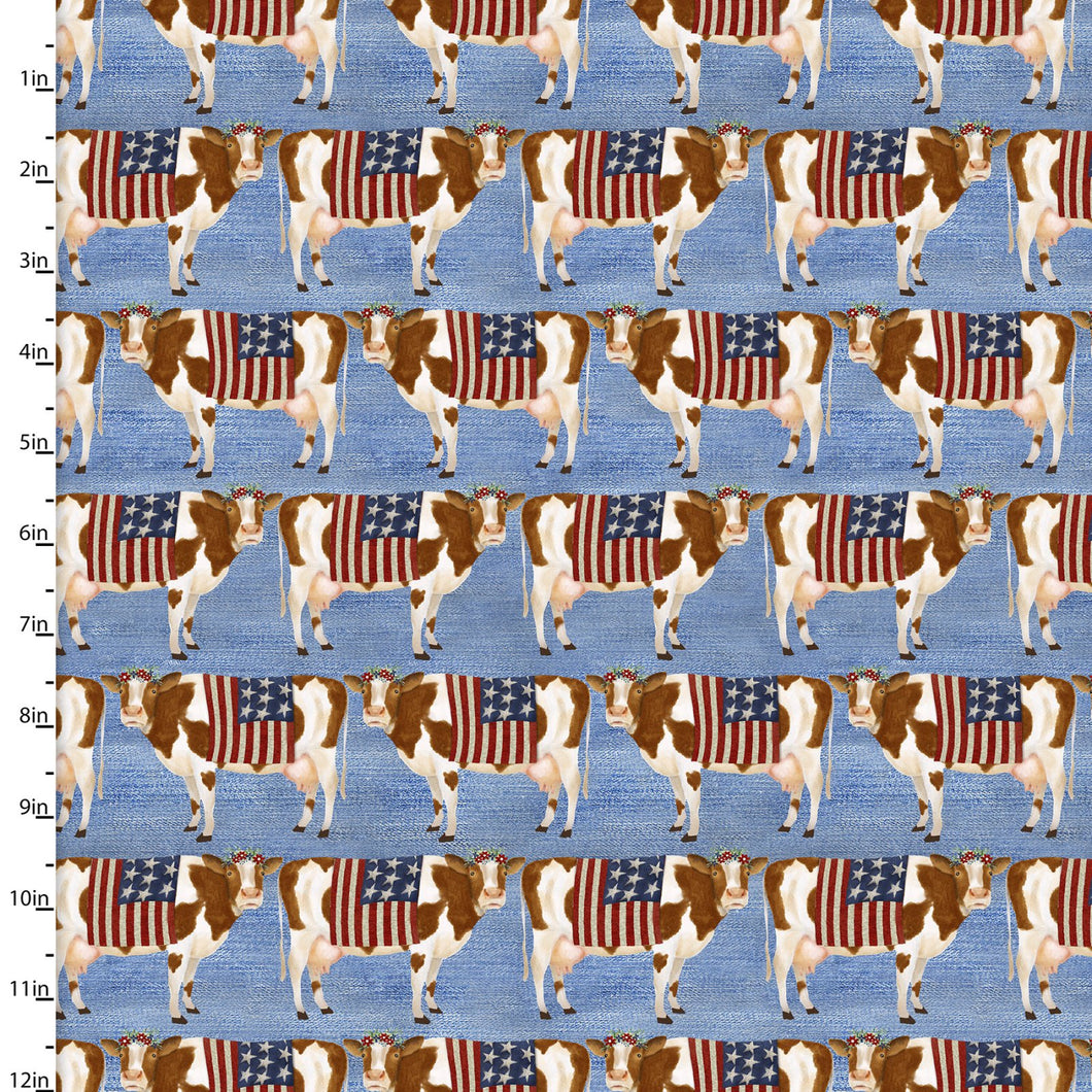 Handmade Placemat Or Table Runner Hometown America Home Cows