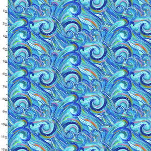 Seas the Day by 3 Wishes Flat Fold Assortment 22 Yard Bundle Cotton Fabric
