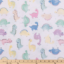 Load image into Gallery viewer, Handmade Blanket, Burp Rag/ Security Blanket, and Bib Dino Babies
