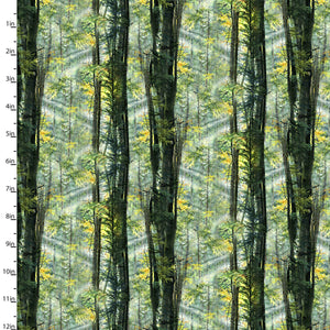 Handmade Placemat Or Table Runner Nature Walk Sunlight in the Forest