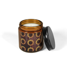Load image into Gallery viewer, Sunflower Scented Soy Candle - Eco-Friendly Amber Jar
