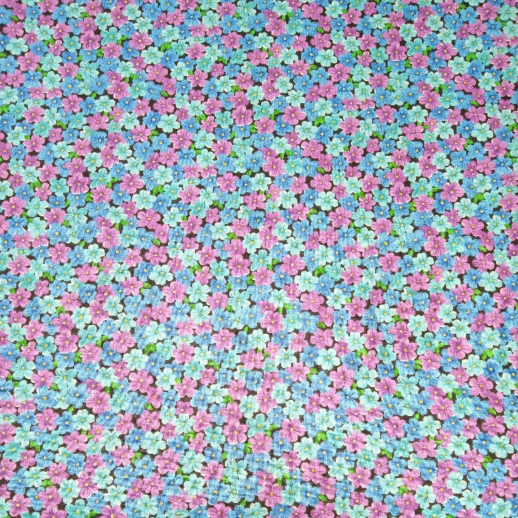 Floral Teal Keepsake Calico Cotton Fabric