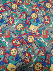 Around the World Travel Cotton Fabric