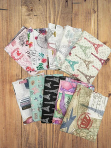Assorted Paris Fashion Fabric - 1 lb Scrap Bundle