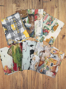 Assorted Farm Fabric - 1 lb Scrap Bundle