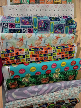 Load image into Gallery viewer, Assorted Flannel - 1/2 Yard Cuts -  10 Prints- Fabric Bundle
