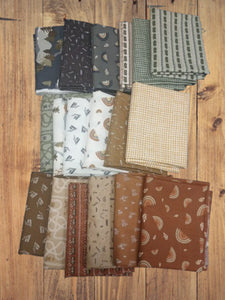 'Round The Mountain Trains Fabric - 1 lb Scrap Bundle
