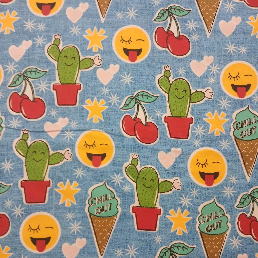 Chill Out Cones Flannel Fabric