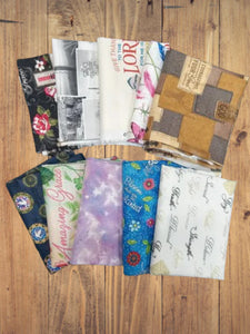 Assorted Faith Religious Fabric - 1 lb Scrap Bundle