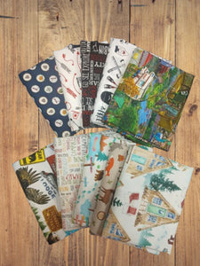 Assorted Camping Outdoor Fabric - 1 lb Scrap Bundle
