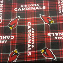 Load image into Gallery viewer, A Cardinals Plaid Fleece Fabric
