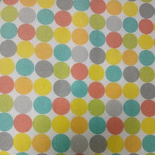 Load image into Gallery viewer, Handmade Blanket, Burp Rag/ Security Blanket, and Bib Cute Colored Dots on White Background
