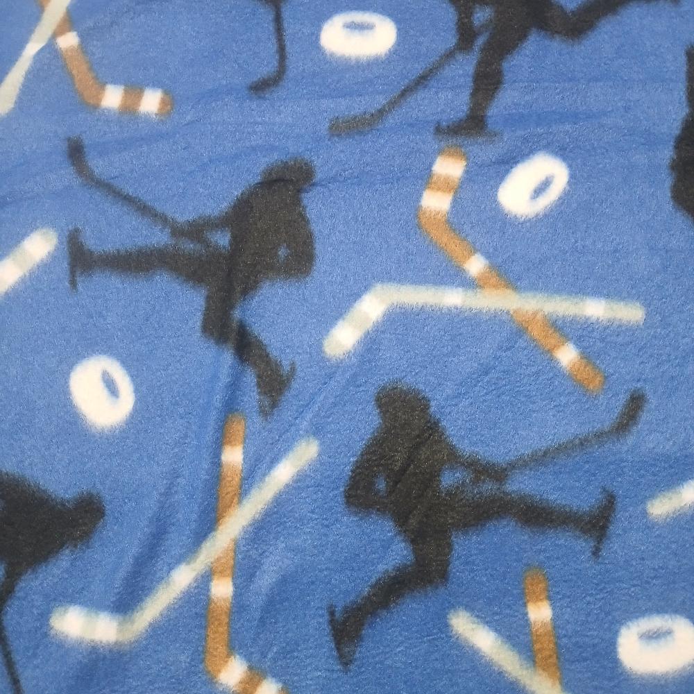 Hockey Fleece Fabric Precut