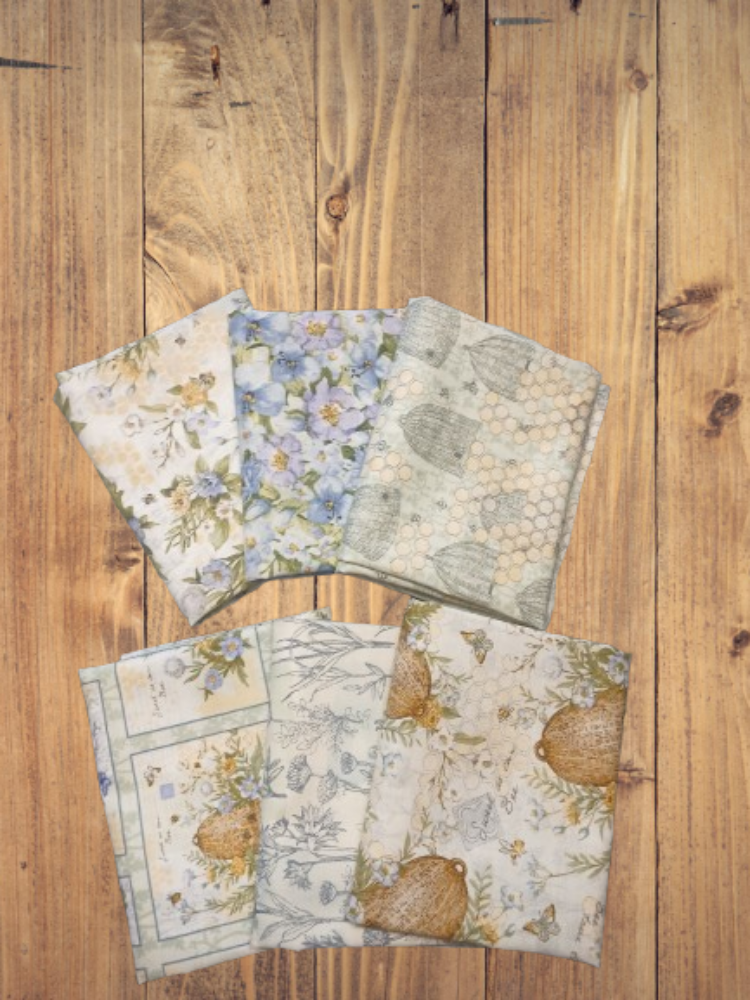 Assorted Sweet As Can Bee Flat Fold Assortment 18 Yard Bundle Cotton Fabric