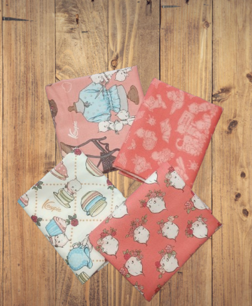 4 Fat Quarters - Assorted Kewpie Fat Quarter Bundle