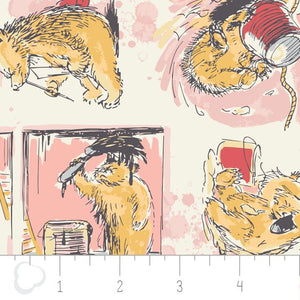 Paddington Pink Cotton Fabric