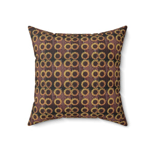 Bohemian Sunflower Throw Pillow - Cozy Home Decor