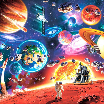 Final Frontier Panel 36" Cotton Fabric