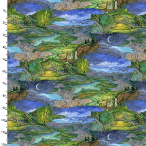 Handmade Placemat Or Table Runner Love is All Around Picturesque Scenery