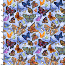 Load image into Gallery viewer, Handmade Placemat Or Table Runner Love is All Around Beauty In Flight Blue
