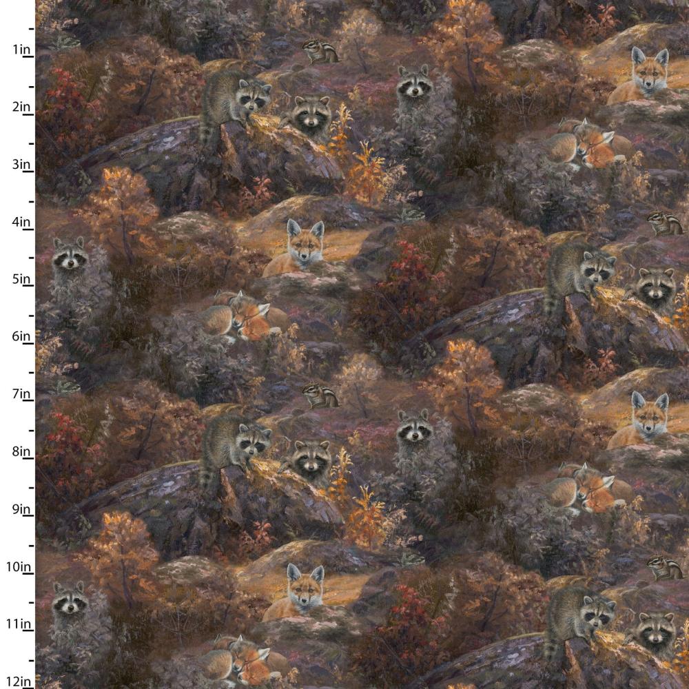 Handmade Placemat Or Table Runner Whitetail Country Scenic Critters Multi